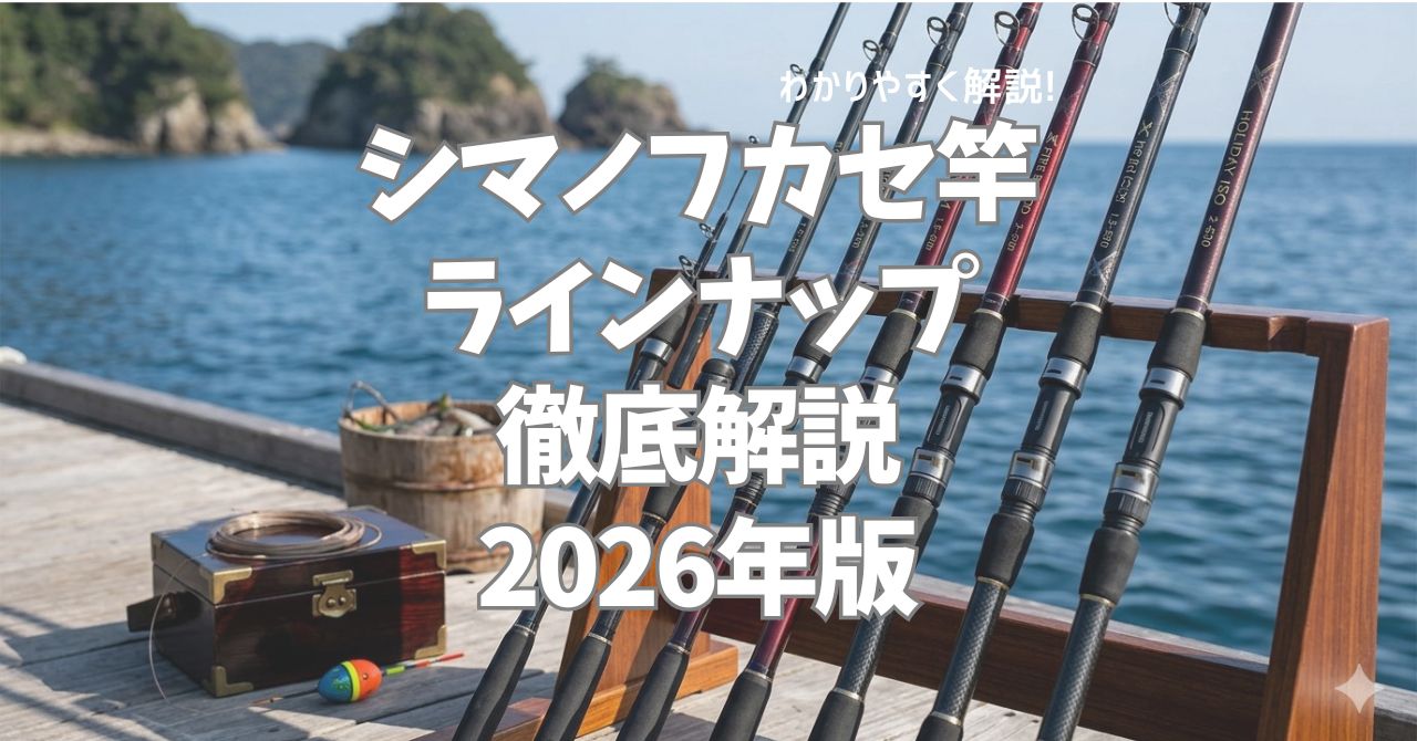 2026年版]シマノフカセ竿オススメラインナップ徹底比較解説 / 初心者 