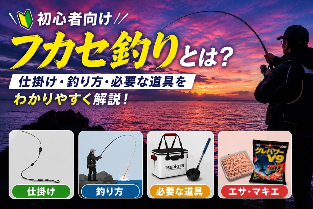 釣り仕掛け・仕掛け用品 motor guide FOUR 初心者向け】フカセ釣りとは？仕掛け・釣り方・必要な道具をわかり