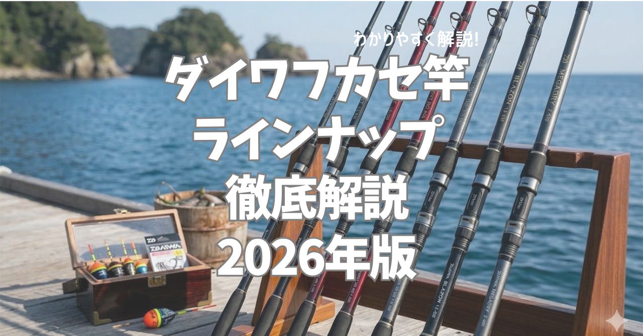 2026年版]ダイワフカセ竿オススメラインナップ徹底比較解説 / 初心者